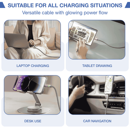REVO® UltraCharge 4-in-1 240W Fast Charging Cable