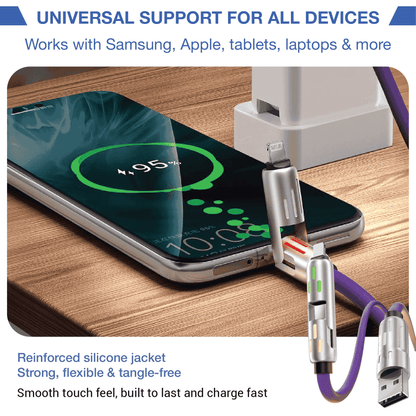 REVO® UltraCharge 4-in-1 240W Fast Charging Cable