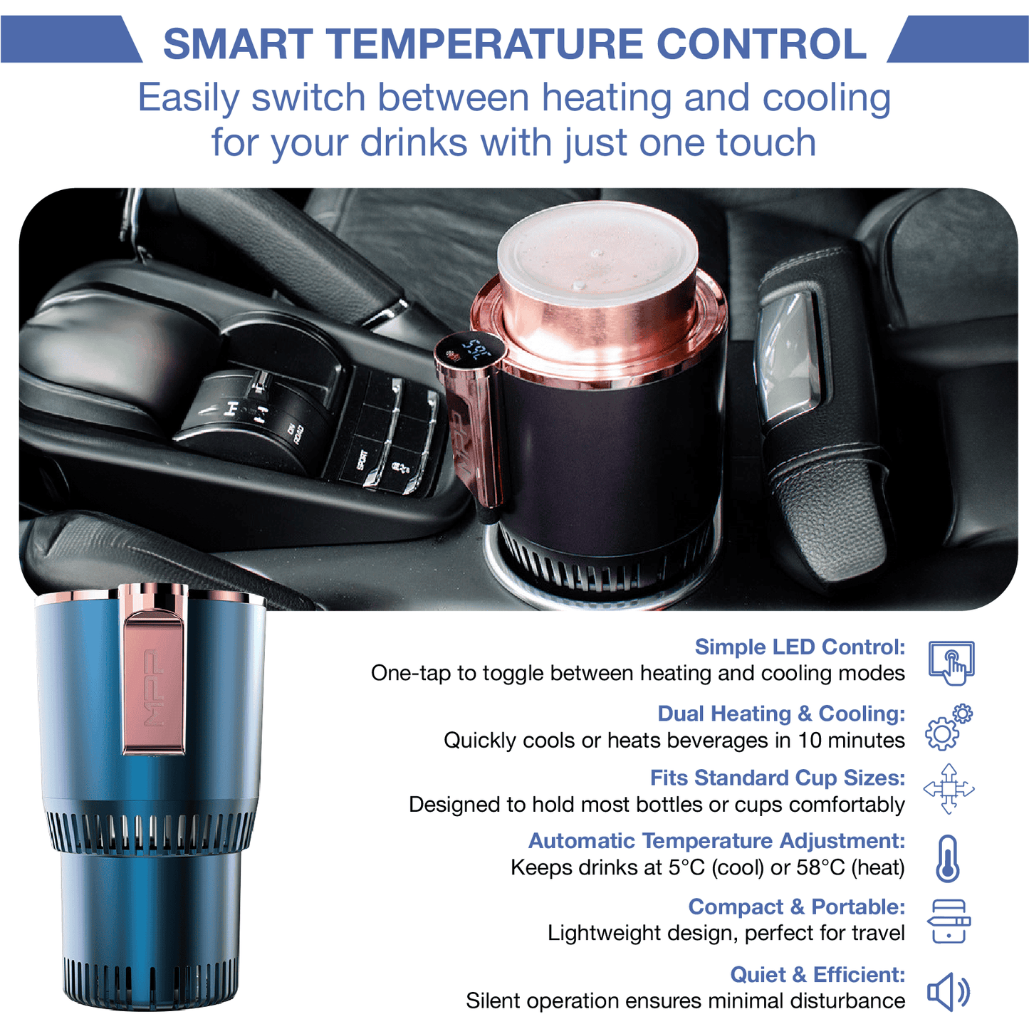 REVO® DualTemp Travel Cup Holder & Cooler MPP008