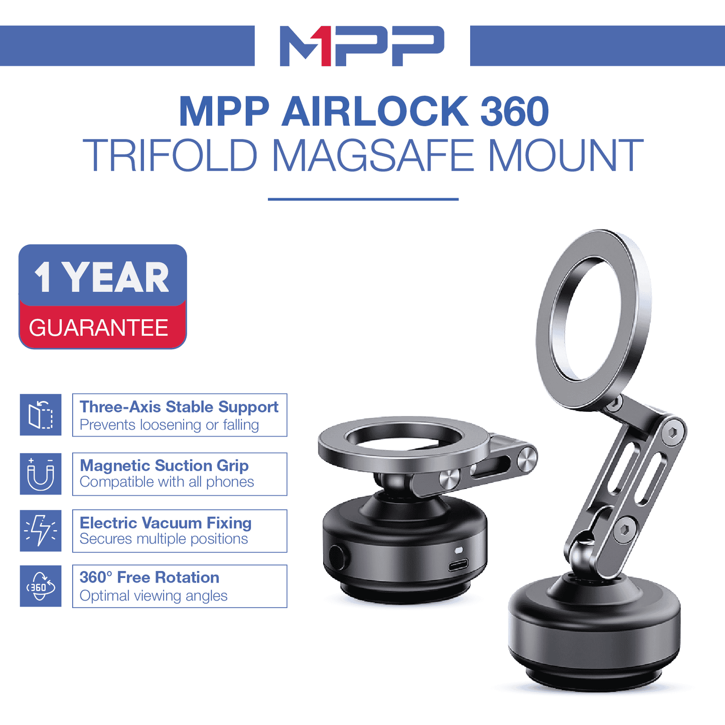 REVO® GripMaster Pro 360 Magnetic Holder The Newest 2025 MPP011