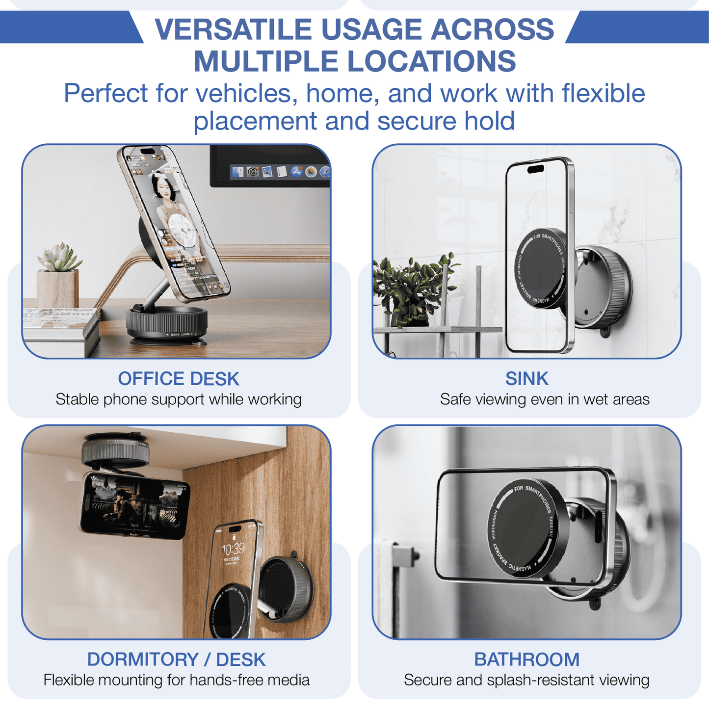 REVO® GripMaster Pro 360 – Smart Magnetic Phone Mount 2025 MPP015