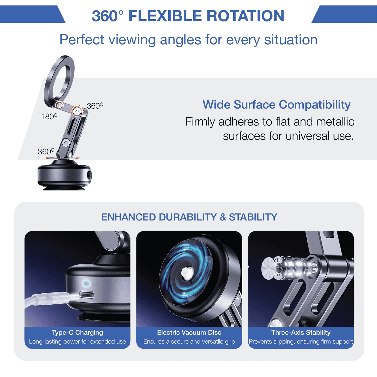 REVO® GripMaster Pro 360 Magnetic Holder The Newest 2025 MPP011