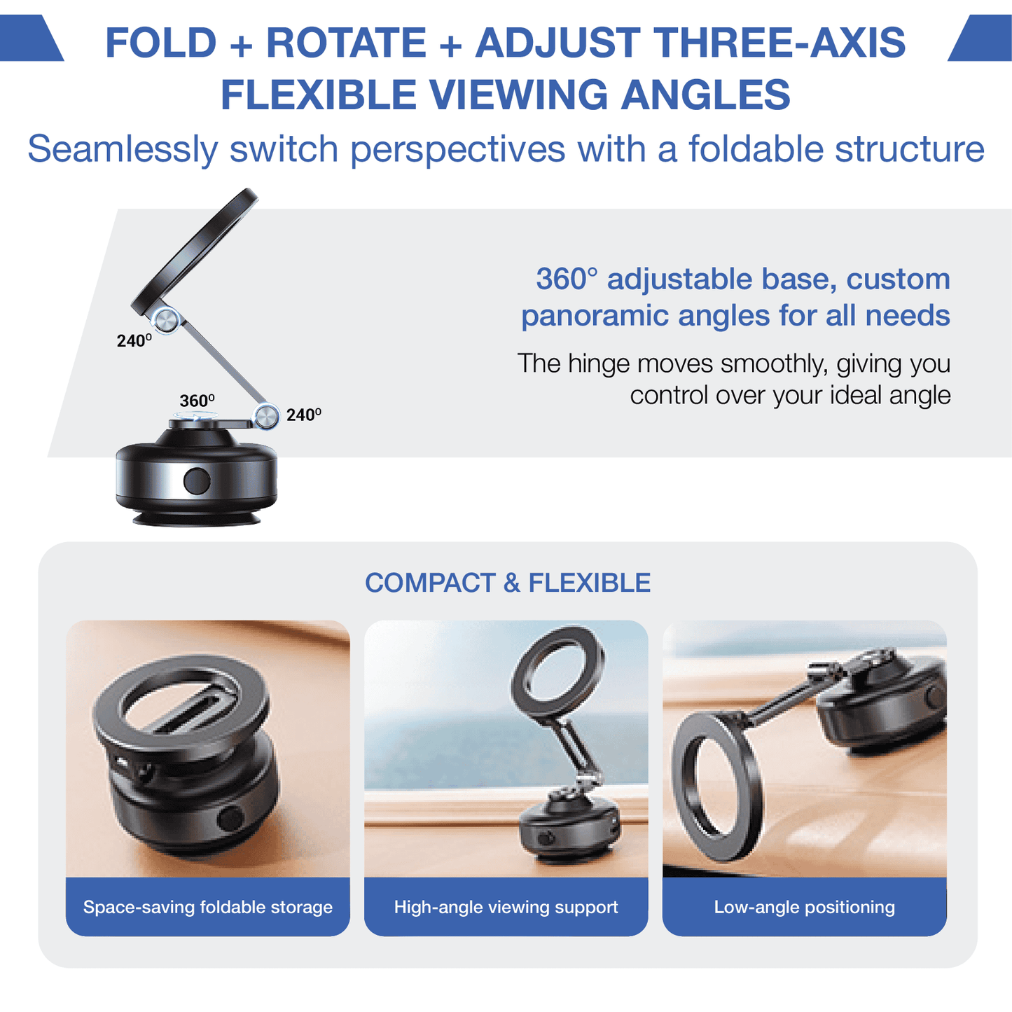 MPP® GripMaster Pro 360 – Smart Magnetic Phone Mount 2025 MPP016