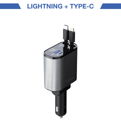 REVO® 4- in - 1 Car Charger Adapter Powerful Fast Charging The Newest 2025 MPP014