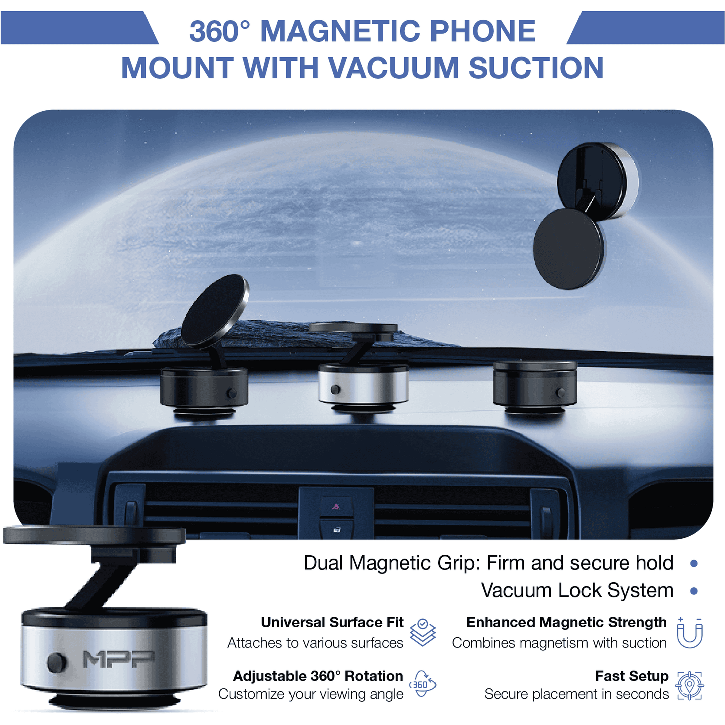 REVO® GripMaster Pro 360 Magnetic Holder The Newest 2025 MPP004