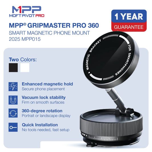REVO® GripMaster Pro 360 – Smart Magnetic Phone Mount 2025 MPP015