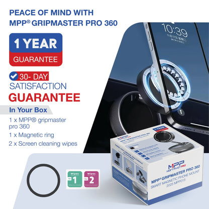 REVO® GripMaster Pro 360 – Smart Magnetic Phone Mount 2025 MPP015